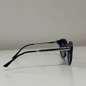 Thierry Lasry Silently Stylish Blue Round Sunglasses Size 52-20-140 Thierry Lasry Silently Stylish Blue Round Sunglasses Size 52  main image 4